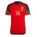 Billiga Belgien Thorgan Hazard #16 Hemma fotbollskläder VM 2022 Kortärmad